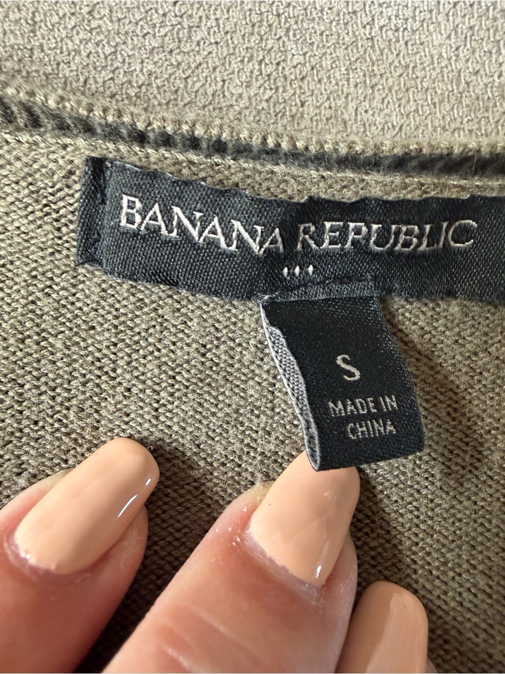 Banana Republic Bird Graphic Sweater Olive Green Cotton Rayon Knit Size S - Picture 4 of 7